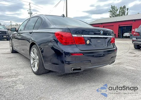 2011 BMW 750 Lxi z USA, uszkodzony, nr VIN WBAKC8C5XBC432874